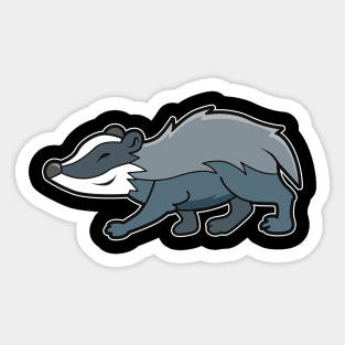 Funny Badger Sticker